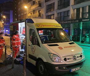 Hilfe für Obdachlose: Pflasterlaster hält in Frankfurt