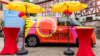 Heimat shoppen stärkt Hessens Handel mit ID.Buzz-Tour