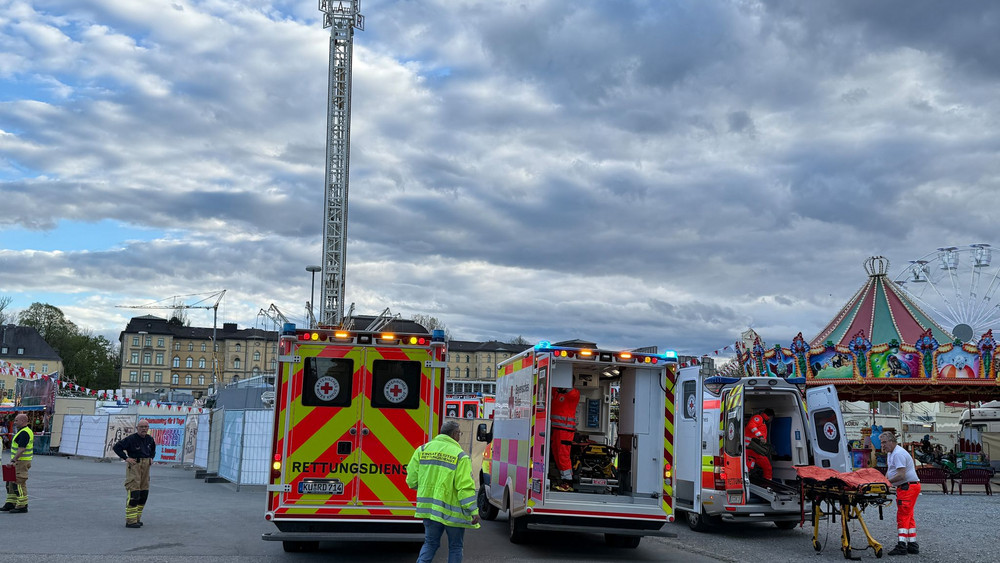 Unfall mit Kettenkarussell in Bayreuth