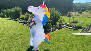 11-jährige Kathrina ist ein Einhorn in Rimbach