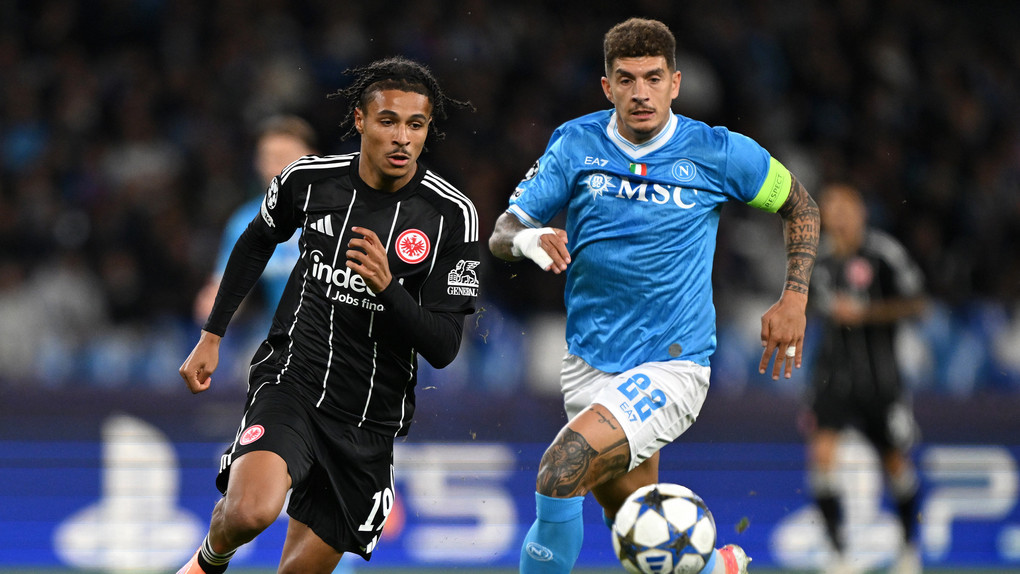Champions League: Eintracht Frankfurt holt 0:0-Unentschieden in Neapel