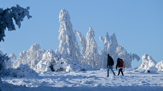 Wintersportler freuen sich: Wintereinbruch in Hessen