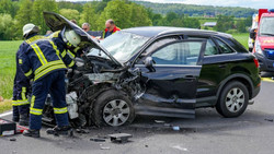 Schwerer Verkehrsunfall zwischen Rimmels und Morles - mehrere Verletzte
