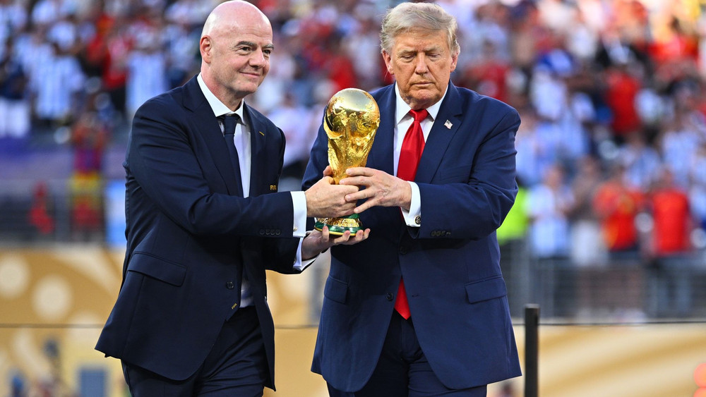 Gianni Infantino und Donald Trump