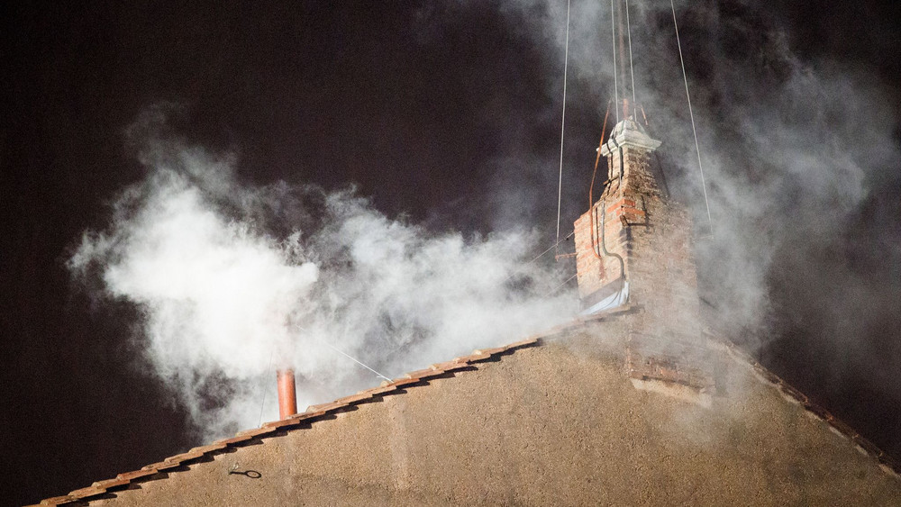 Weißer Rauch Vatikan