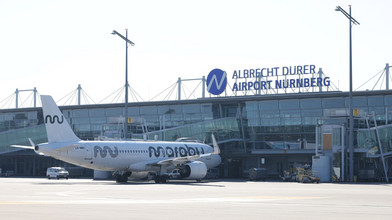 Mögliche Drohne stört Flugbetrieb am Nürnberger Flughafen