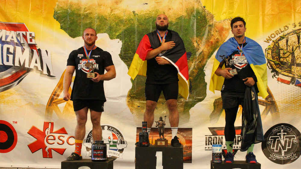Volker Bauer hat jetzt auch den WM-Titel in der Ultimate-Strongman-Gewichtsklasse U105 geholt. 