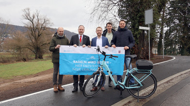 Freie Fahrt in Gelnhausen: Radweg an Clamecystraße fertig