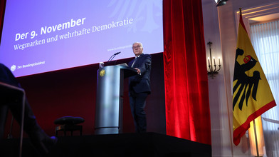 Steinmeier: Demokratie so bedroht wie seit Jahrzehnten nicht