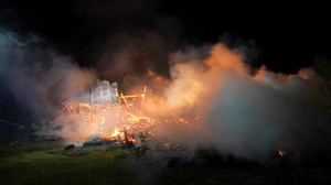 Leerstehendes Wohnhaus: 150.000 Euro Schaden bei Feuer nahe Iba