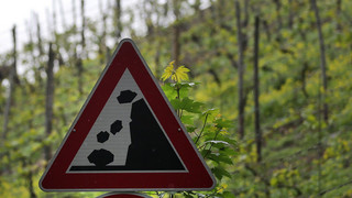 Steinschlag auf B9 bei Bingen - fünf Autos werden beschädigt