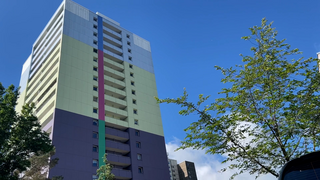 Mindestens 50.000 Euro in Geldscheinen wehen aus Mainzer Hochhaus