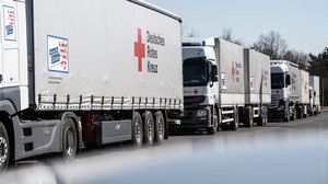 Vier Jahre Ukraine-Krieg: Hessen schickt 140. Hilfskonvoi