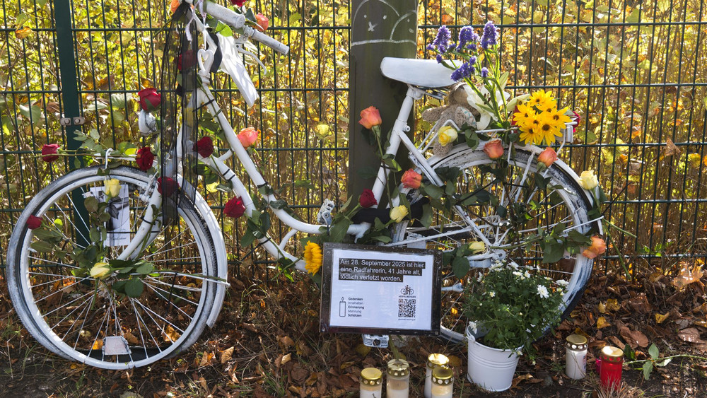 Mahnwache nach tödlichem Fahrradunfall