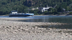 Extremwetter in Deutschland: «Historische» Niedrigwasserstände im Rhein