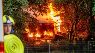 Gartenhütte in Fulda abgebrannt: Brandursache noch unklar