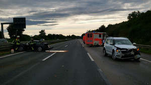 A66 bei Wiesbaden: Schwerer Verkehrsunfall mit hohem Schaden