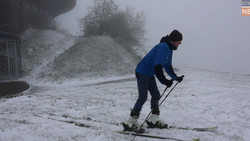 Ist denn schon wieder Weihnachten? - Wasserkuppe in Schneedecke gehüllt