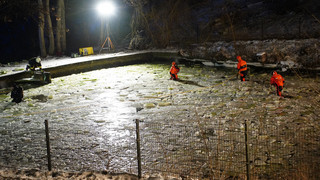Große Sorge in Vöhl: Ist jemand durchs Eis gebrochen?