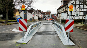 LKW-Sperre im Bau: Ortsdurchfahrt Grifte bald wieder frei