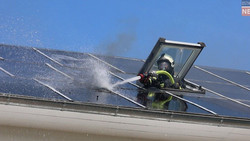 PV Anlage in Brand Ort Eichenzell
