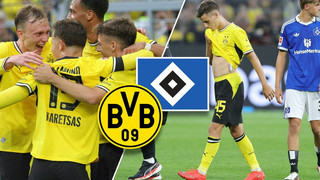 Dortmund dominiert den HSV - Bangen um Konstantelias