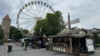Weinfest in Fritzlar in der Allee
