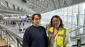 Abschiebungsbeobachtung am Flughafen in Frankfurt