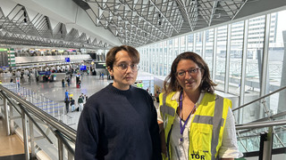 Abschiebungsbeobachtung am Flughafen in Frankfurt