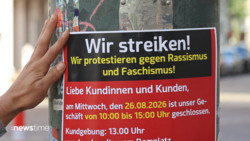 Magdeburg im "Migrations-Streik"