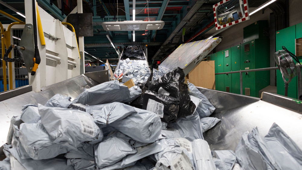 Internationales Postzentrum (IPZ) am Frankfurter Flughafen