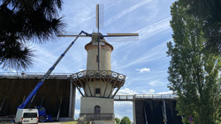Bad Nauheim Windmühle hat wieder Flügel