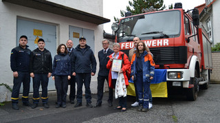 Bensheim: Ein Feuerwehrauto für die Ukraine