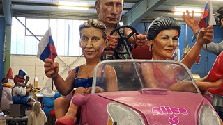 Rosenmontagsumzug in Mainz: Motivwagen vom MCV vorgestellt