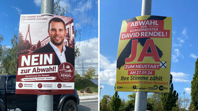 Abstimmung in Raunheim: Wird Bürgermeister Rendel abgewählt?