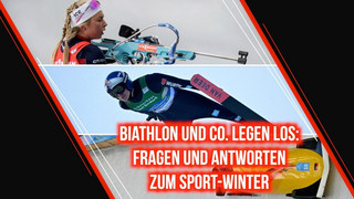 Biathlon und Co. legen los: Alle Infos zum Sport-Winter