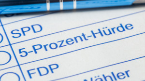 Kritik: SPD will 5-Prozent-Hürde senken