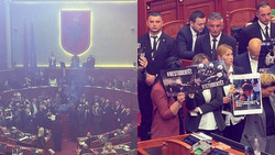 Albanien: Oppositionsabgeordnete legen Parlament mit Rauchfackeln lahm