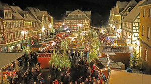 Büdinger Weihnachtsmarkt im mittelalterlichen Ambiente