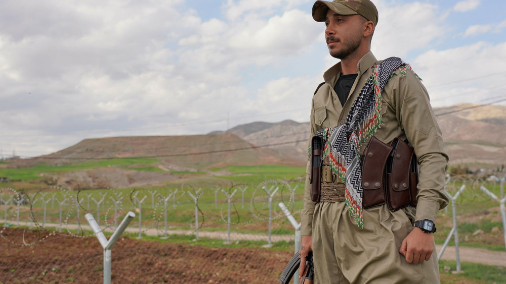 Grenze zwischen Iran und der Autonomen Region Kurdistan im Irak