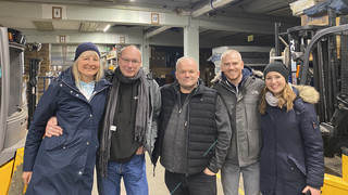 Hilfskonvoi für die Ukraine - Vier LKW von GAiN aus Gießen starten