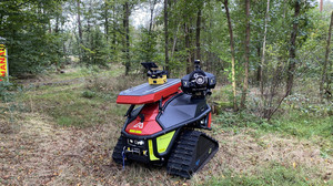 Feuerwehr-Neuheit in Hanau: Roboter im Einsatz gegen Waldbrände