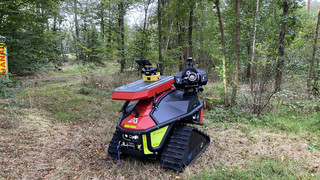 Feuerwehr-Neuheit in Hanau: Roboter im Einsatz gegen Waldbrände
