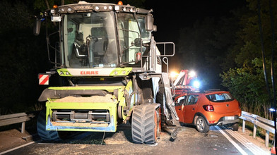 Mähdrescher-Unfall in Ulfen: 85-Jährige tödlich verletzt