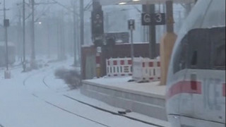 Extremwetterlage in Deutschland: Bahn stellt Fernverkehr im Norden ein