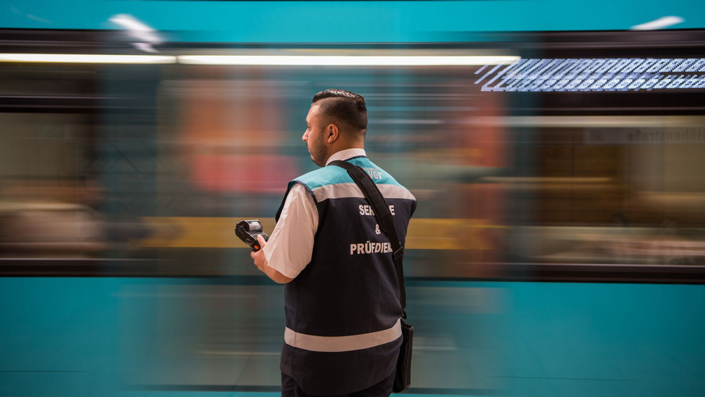 Fahrscheinkontrolle in Frankfurt am Main