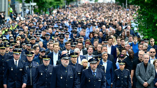 Getöteter Polizist: Bundesweit Gedenken und Schweigeminute