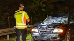 Radfahrerin auf A66 bei Wiesbaden erfasst - Sperrung