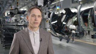 Audi Q6 e-tron Produktion am Standort Ingolstadt - Interview Gerd Walker, Mitglied des Vorstands der AUDI AG für Produktion und Logistik