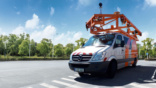 "Eagle eye"-Messfahrzeug erfasst Straßenzustand in Riedstadt